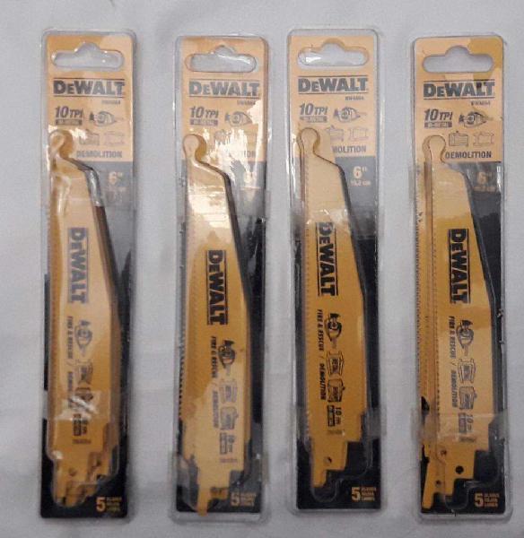 Set de 5 Hojas DeWalt para Sierra Sable DW 4864 FIRE &