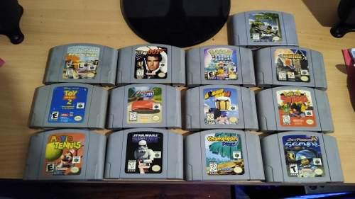 Conjunto Juegos Nintendo 64 Bomberman, 007, Mario, Etc.