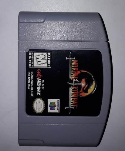 Juego Cartucho Mortal Kombat 4 Para Nintendo 64 Japón.