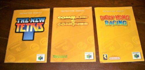 Manuales Nintendo 64, Minilote.