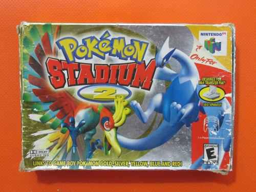 Pokemon Stadium 2 Box Original Nintendo 64 Ntsc Nus-usa