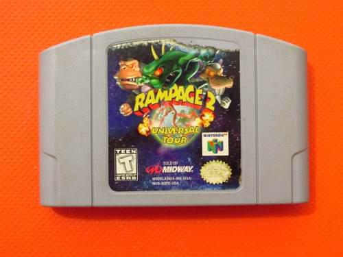 Rampage 2 Universal Tour Original Nintendo 64 Ntsc Nus-usa