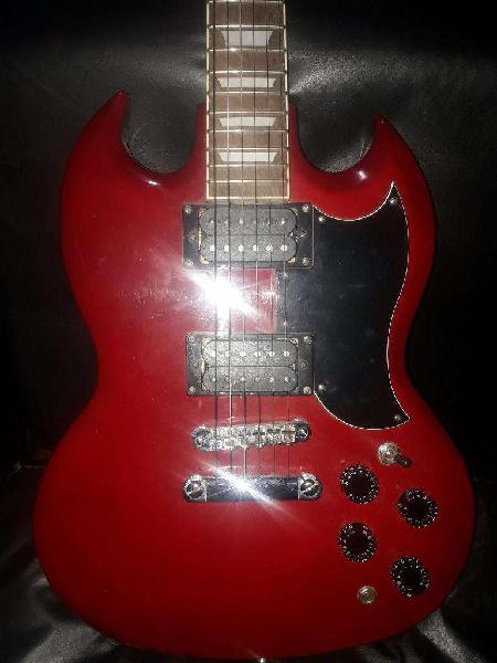 Guitarra Electrica Texas Sg G400 Cherry