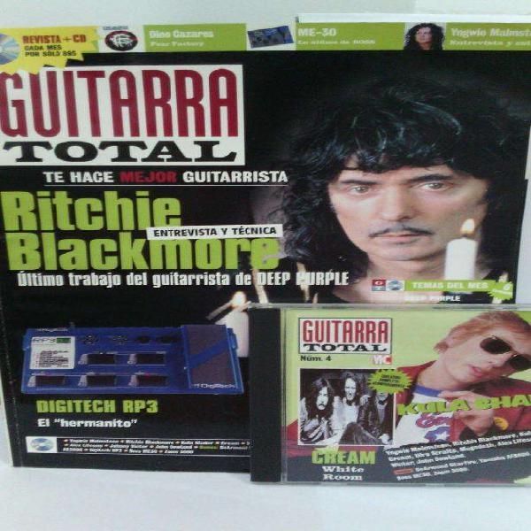 Revista Guitarra Total nro.4 con Cd. Importada