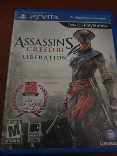 Vendo Juego Assassins Creed Iii Liberation Play Station Vita