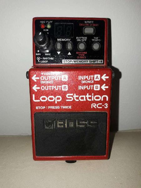 Vendo Pedal Boss Loop Station Rc3. Como Nuevo