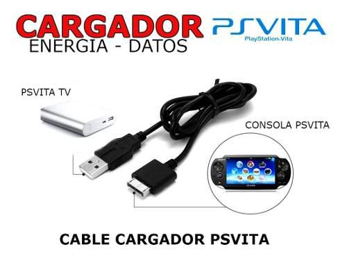 Cargador Consola Psvita Serie 1000 Fat Energia Y Datos