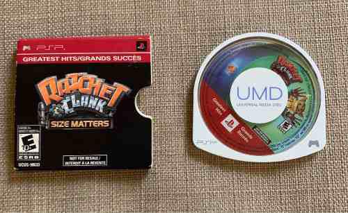Juego Para Psp Ratchet Clank Size Matters