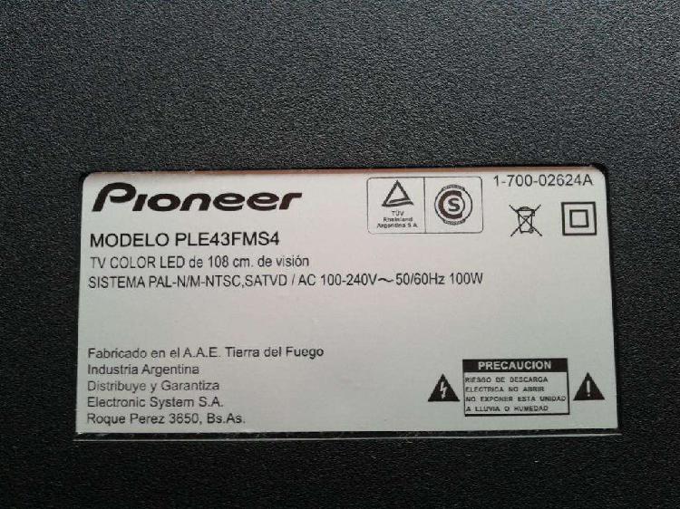 placa placas tv pioneer modelo PLE 43FMS4