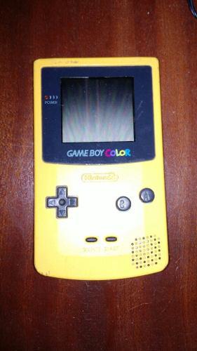 Gameboy Color Amarillo Y Pokémon Gold Alternativo