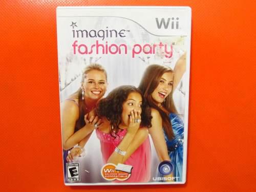 Imgagine Fashion Party Original Nintendo Wii Ntsc