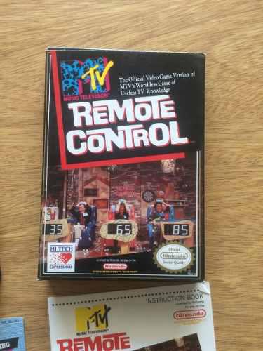 Juego Nintendo Nes Original - Remote Control Mtv