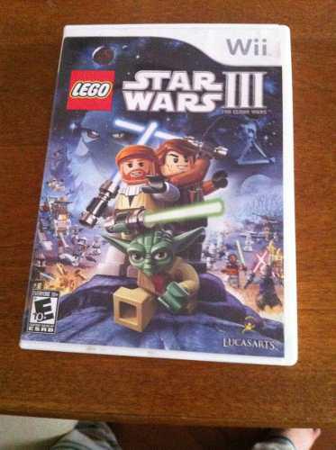 Juego Wii Fisico Star Wars Iii,usado En Perfecto Estado