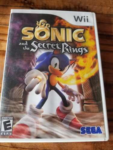 Juego Wii Sonic And The Secret Rings Original