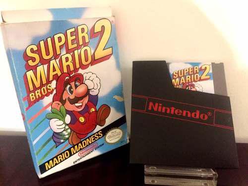 Super Mario Bros 2 Original Nes Nintendo Juego Con Caja