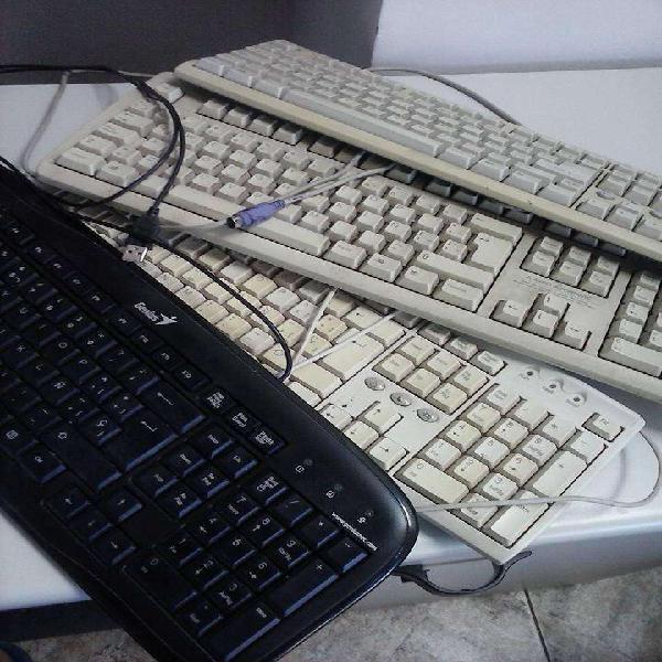 teclados para pc con ficha ps/2,y usb.