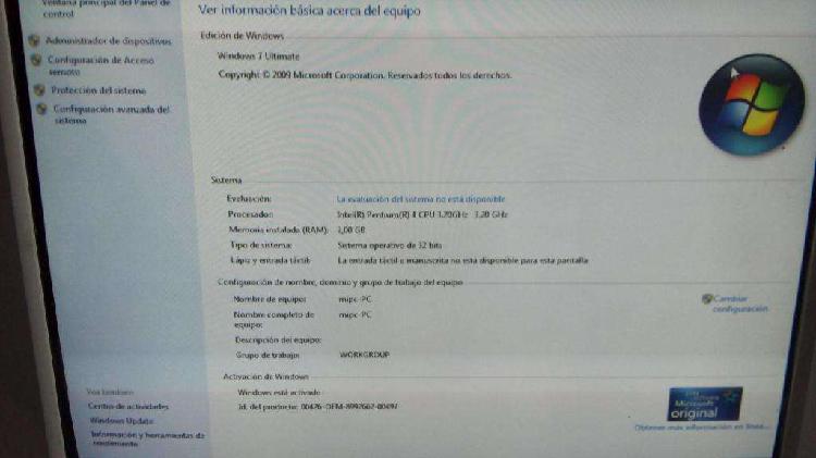 vendo pc completa 3500