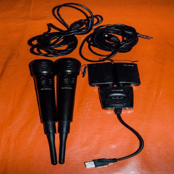 Microfonos inalambricos para PS2 y audio