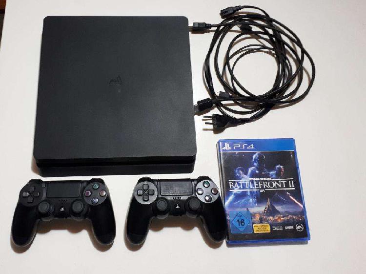 Ps4 Slim 1 Tb - 2 Jostick