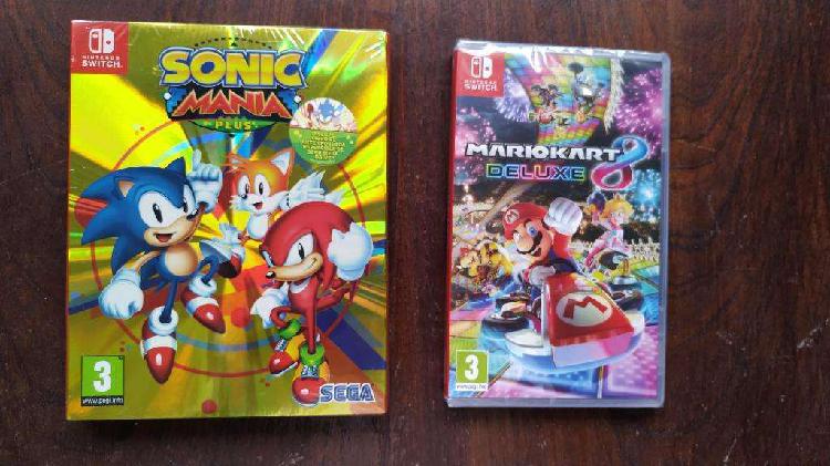 Sonic Mania Plus Y Mario Kart 8, Nuevos