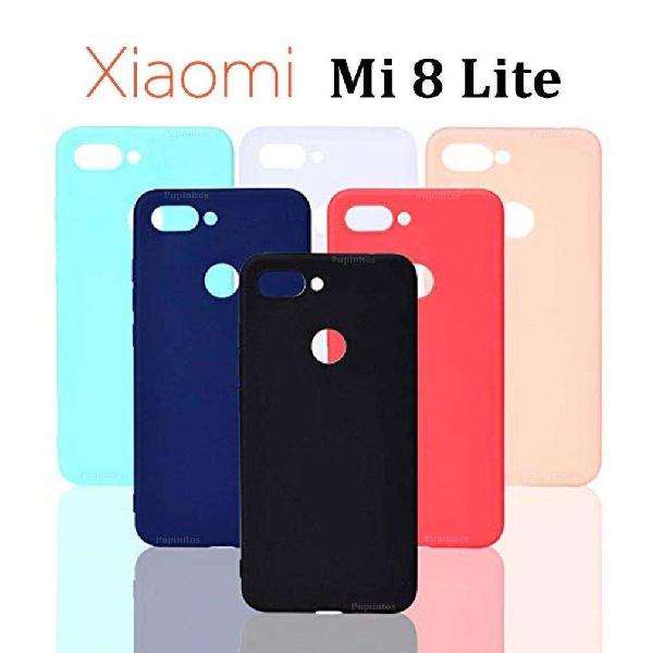 Funda Candy Silicona Flexible Xiaomi Mi 8 Lite Rosario