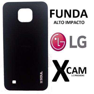 Funda Tpu Cover Alto Impacto Lg X Cam 5.2 Pulgadas Rosario