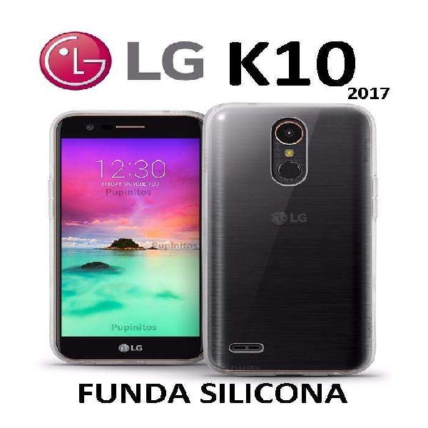 Funda Tpu Cover Silicona Flexible Lg K10 2017 Rosario