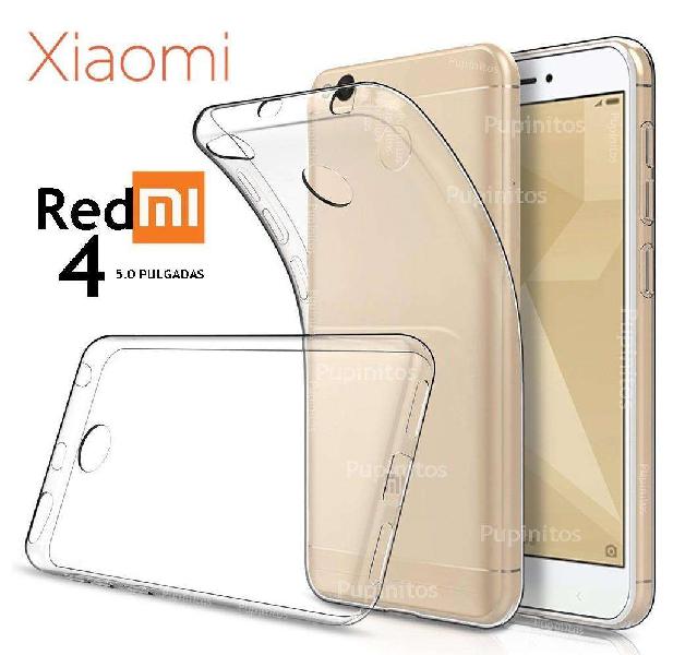 Funda Tpu Cover Silicona Flexible Xiaomi Redmi 4 Rosario