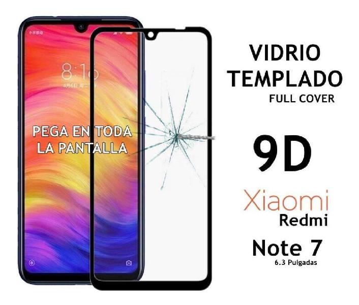 Vidrio Templado 9d Full Cover Full Glue Xiaomi Redmi Note 7