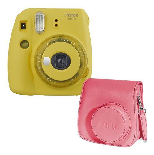 Camara Fujifilm Instax Mini 9 Amarilla Filtros Colores Funda