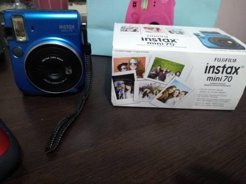 Camara Instax Mini 70 Azul Como Nueva