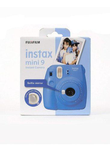 Cámara Fuji Instax Mini 9 Azul + 20 Fotos
