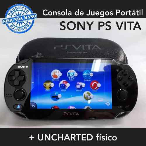 Consola De Juegos Portátil Sony Ps Vita + Uncharted