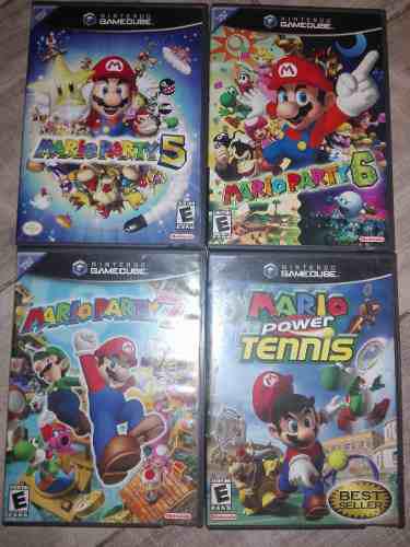 Juegos Completos Nintendo Gamecube Mario Party Mario Tennis