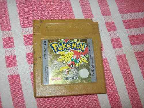 Juego De Game Boy Pokemon Gold Version