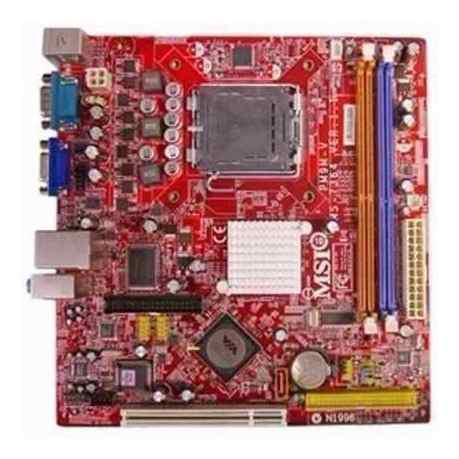 Mother 775 Msi Pcie Ddr2 +micro Intel +2gb Ram Cooler Envios