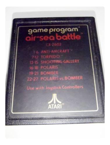 Air-sea-battle Cartucho Juego Atari 2600 Rarity *2* Funciona