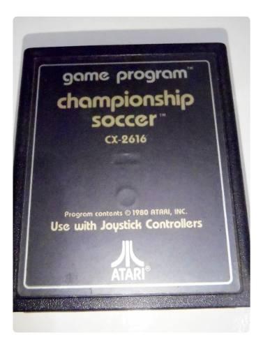 Championship Soccer Juego Atari 2600 Rarity *2* Funcionando