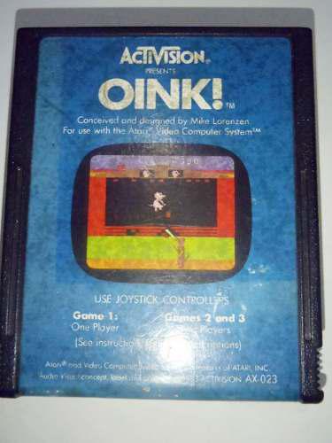 Oink Juego Para Atari 2600 Rarity 3 Funcionando