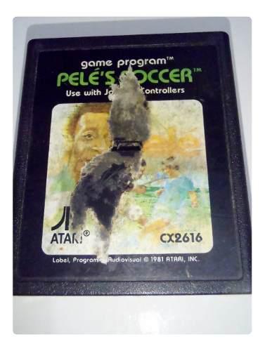 Pele's Soccer Futbol Juego Atari 2600 Rarity *2* Funcionando
