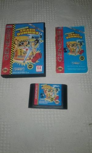 Sega Genesis Incredible Crash Dummies Juego Ure