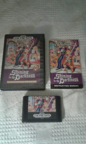 Sega Genesis Shining In The Darkness Juego Ure