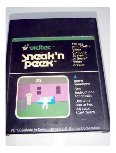 Sneak N Peek Cartucho Juego Atari 2600 Rarity *2* Funciona