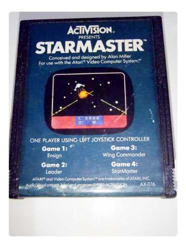 Starmaster Juego Atari 2600 Rarity *2* Funcionando