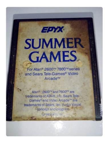 Summer Games Juego Atari 2600 Rarity *4* Funcionando