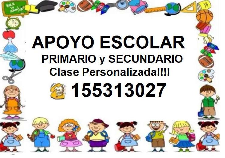 CLASES PARTICULARES PRIMARIO, SECUNDARIO, UNIVERSITARIO