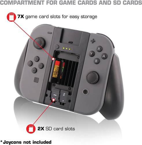 Cargador Grip Joy Con Nintendo Switch Bateria Accesorios