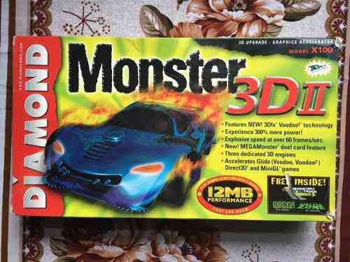 Diamond Monster 3d Ii Pci 12mb Completo 3dfx Voodoo2