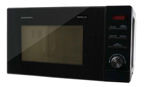 Horno Microondas Aurora 20 Litros 700 Watts Negro.