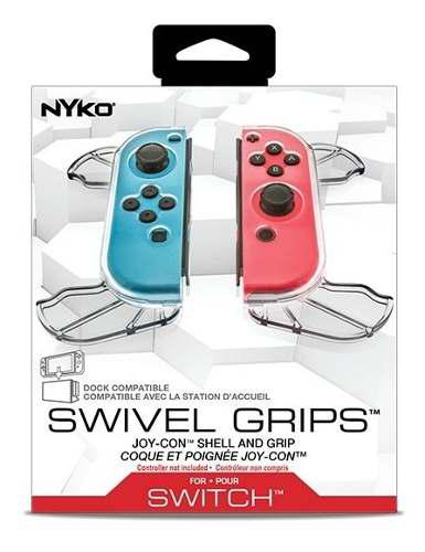 Joycon Grip Accesorio Nintendo Switch Swivel Grips Nyko